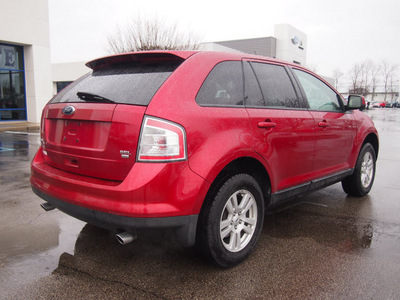 ford edge 2008 red suv sel gasoline 6 cylinders all whee drive automatic 46168