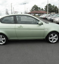 hyundai accent 2007 lt green hatchback gs gasoline 4 cylinders front wheel drive automatic 34788