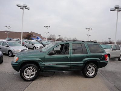 jeep grand cherokee 2000 green suv limited 4x4 gasoline 8 cylinders 4 wheel drive automatic with overdrive 60546