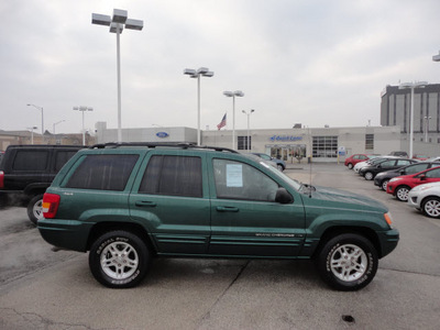 jeep grand cherokee 2000 green suv limited 4x4 gasoline 8 cylinders 4 wheel drive automatic with overdrive 60546