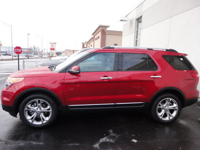 ford explorer 2012 red suv limited 4x4 gasoline 6 cylinders 4 wheel drive automatic with overdrive 60546