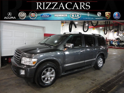 infiniti qx56 2004 dk  blue suv awd gasoline 8 cylinders 4 wheel drive automatic with overdrive 60546