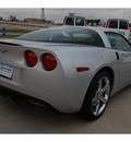 chevrolet corvette 2010 silver coupe gasoline 8 cylinders rear wheel drive shiftable automatic 77090