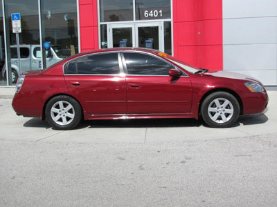 nissan altima 2003 red sedan sl gasoline 4 cylinders dohc front wheel drive automatic 33884