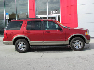 ford explorer 2002 red suv eddie bauer gasoline 8 cylinders rear wheel drive automatic 33884