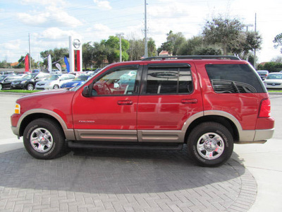 ford explorer 2002 red suv eddie bauer gasoline 8 cylinders rear wheel drive automatic 33884