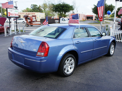 chrysler 300 2007 blue sedan touring gasoline 6 cylinders rear wheel drive automatic 33021