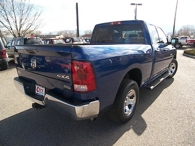 dodge ram 1500 2010 deep water blue st flex fuel 8 cylinders 4 wheel drive automatic 81212