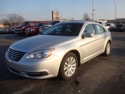 chrysler 200 2011 silver sedan touring flex fuel 6 cylinders front wheel drive automatic 60443