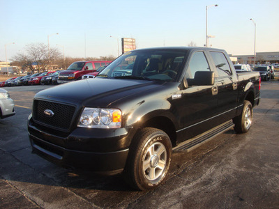 ford f 150 2008 black styleside xlt flex fuel 8 cylinders 4 wheel drive automatic 60443