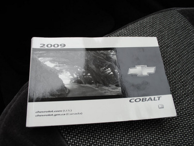 chevrolet cobalt 2009 black coupe lt gasoline 4 cylinders front wheel drive automatic 76087