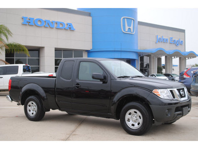 nissan frontier 2011 black gasoline 4 cylinders 2 wheel drive automatic with overdrive 77065