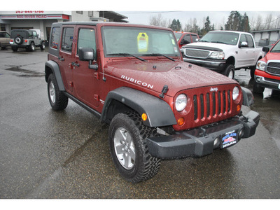 jeep wrangler unlimited 2010 dark red suv rubicon gasoline 6 cylinders 4 wheel drive 6 speed manual 98371