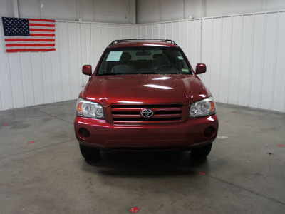 toyota highlander 2006 red suv sport gasoline 6 cylinders front wheel drive automatic with overdrive 76108