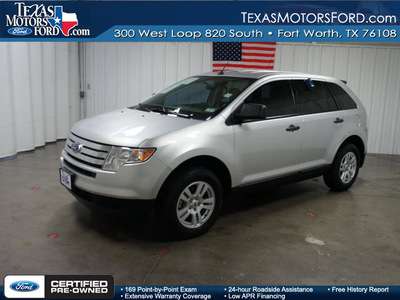 ford edge 2010 silver suv se gasoline 6 cylinders front wheel drive automatic with overdrive 76108