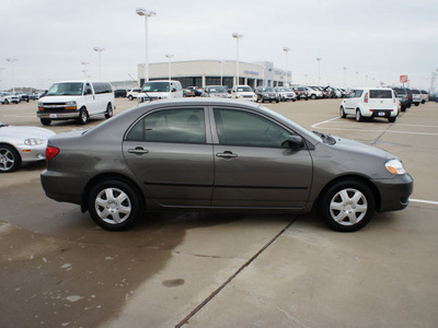 toyota corolla 2008 gray sedan ce gasoline 4 cylinders front wheel drive automatic with overdrive 76108
