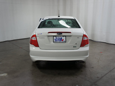 ford fusion 2010 white sedan se flex fuel 6 cylinders front wheel drive automatic 76108