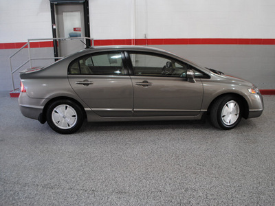 honda civic 2008 gray sedan hybrid w navi hybrid 4 cylinders front wheel drive automatic 44060