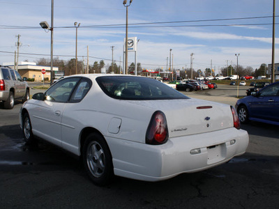 chevrolet monte carlo 2004 white coupe ls gasoline 6 cylinders front wheel drive automatic 27215