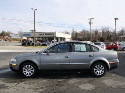 volkswagen passat 2003 silver sedan gls 1 8t gasoline 4 cylinders front wheel drive automatic 27215