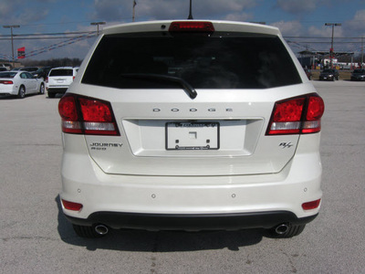 dodge journey 2012 off white suv r t flex fuel 6 cylinders all whee drive automatic 45840