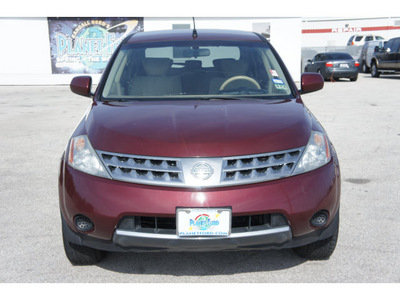 nissan murano 2006 dk  red suv gasoline 6 cylinders front wheel drive cont  variable trans  77388