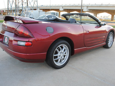 mitsubishi eclipse spyder 2002 red gt gasoline 6 cylinders front wheel drive 5 speed manual 75228