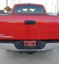 toyota tundra 2010 red grade gasoline 8 cylinders 2 wheel drive automatic 75228