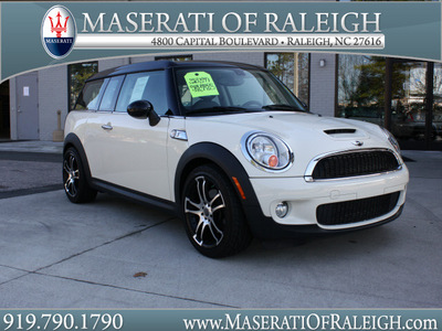 mini cooper clubman 2008 off white hatchback s gasoline 4 cylinders front wheel drive 6 speed manual 27616