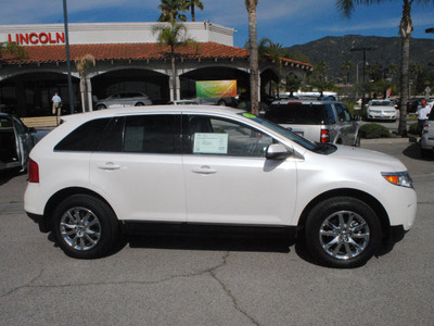 ford edge 2011 white limited gasoline 6 cylinders front wheel drive automatic 91010