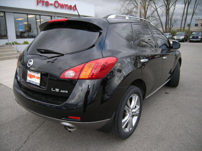 nissan murano 2009 black suv awd le gasoline 6 cylinders all whee drive not specified 46219