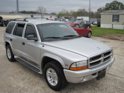 dodge durango 2001 silver suv slt gasoline 8 cylinders rear wheel drive automatic 77379