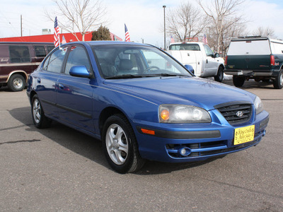 hyundai elantra 2004 blue sedan gt gasoline 4 cylinders front wheel drive 5 speed manual 80229