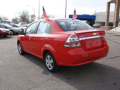 chevrolet aveo 2010 red sedan lt gasoline 4 cylinders front wheel drive automatic 80229