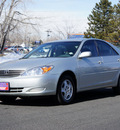 toyota camry 2002 silver sedan le v6 gasoline 6 cylinders front wheel drive automatic with overdrive 80012