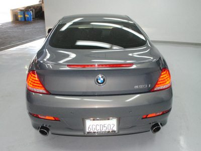 bmw 6 series 2008 dk  gray coupe 650i gasoline 8 cylinders rear wheel drive automatic 91731