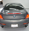 bmw 6 series 2008 dk  gray coupe 650i gasoline 8 cylinders rear wheel drive automatic 91731