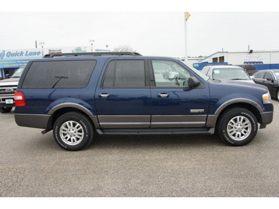 ford expedition el 2007 dk  blue suv xlt gasoline 8 cylinders rear wheel drive 6 speed automatic 77388