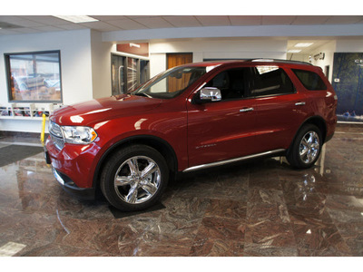 dodge durango 2011 dk  red suv citadel gasoline 8 cylinders all whee drive automatic with overdrive 08844