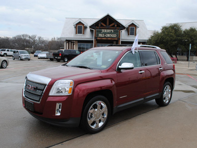gmc terrain 2010 red suv slt gasoline 6 cylinders front wheel drive automatic 76087