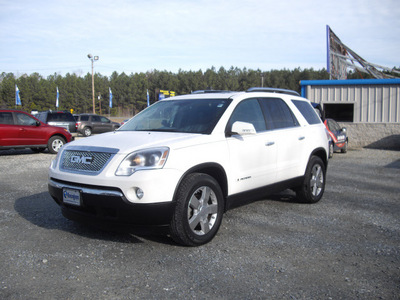 gmc acadia 2008 white suv slt 2 gasoline 6 cylinders all whee drive automatic 27569