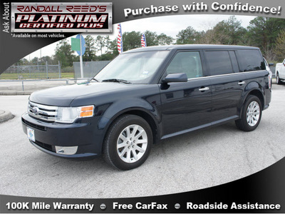 ford flex 2009 dk  blue suv sel gasoline 6 cylinders front wheel drive automatic 77388