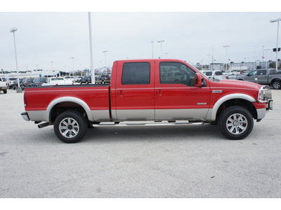 ford f 250 super duty 2006 red xlt diesel 8 cylinders 4 wheel drive automatic 77388