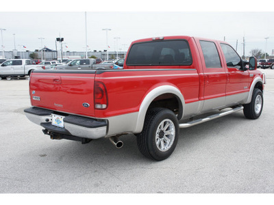 ford f 250 super duty 2006 red xlt diesel 8 cylinders 4 wheel drive automatic 77388