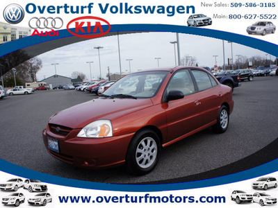 kia rio 2005 red sedan gasoline 4 cylinders front wheel drive 5 speed manual 99336