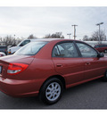 kia rio 2005 red sedan gasoline 4 cylinders front wheel drive 5 speed manual 99336