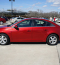 chevrolet cruze 2011 red sedan lt gasoline 4 cylinders front wheel drive automatic 76087