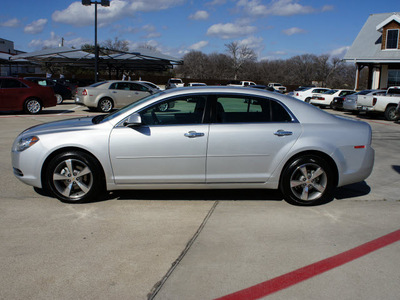 chevrolet malibu 2012 silver sedan lt gasoline 4 cylinders front wheel drive automatic 76087