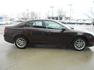 ford fusion 2011 maroon sedan flex fuel 6 cylinders front wheel drive shiftable automatic 43228