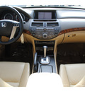 honda accord 2009 white sedan ex l v6 w navi gasoline 6 cylinders front wheel drive automatic 77065